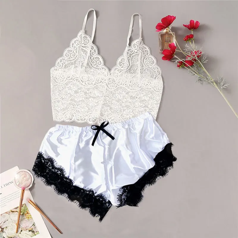 New 6 Colors Sexy Lingerie Set Chiffon Sleepwear Women's Pajama Set Sexy Temptation Babydoll Nightwear Cute Cami Top пижама
New 6 Colors Sexy Lingerie Set Chiffon Sleepwear Women's Pajama Set Sexy Temptation Babydoll Nightwear Cute Cami Top пижама