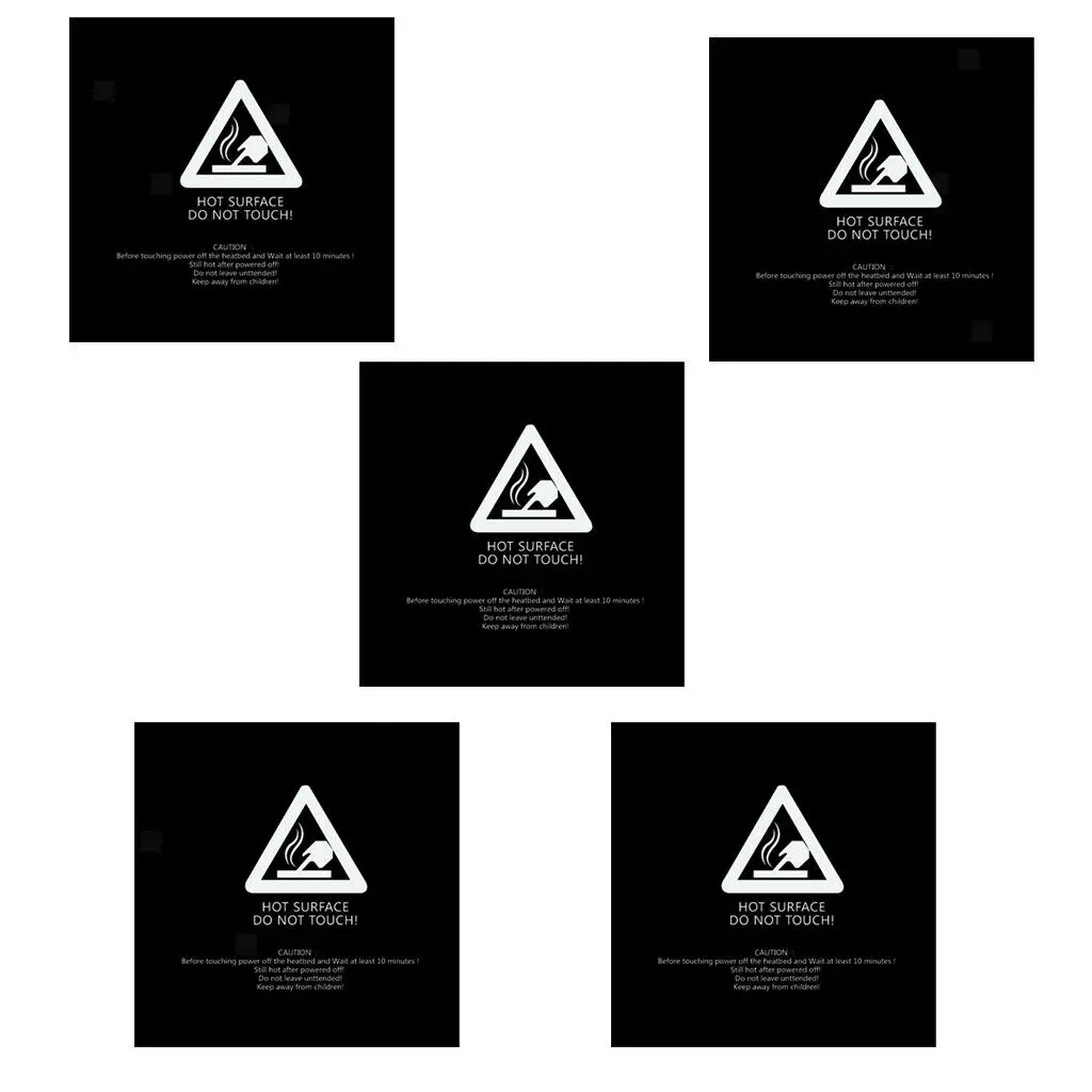 5pcs 3D Printing Stickers Build Surface Heat Bed Square Sticker Sheet 80-100 Degrees Celsius 3D-Print Accessories 220x220mm
5pcs 3D Printing Stickers Build Surface Heat Bed Square Sticker Sheet 80-100 Degrees Celsius 3D-Print Accessories 220x220mm
