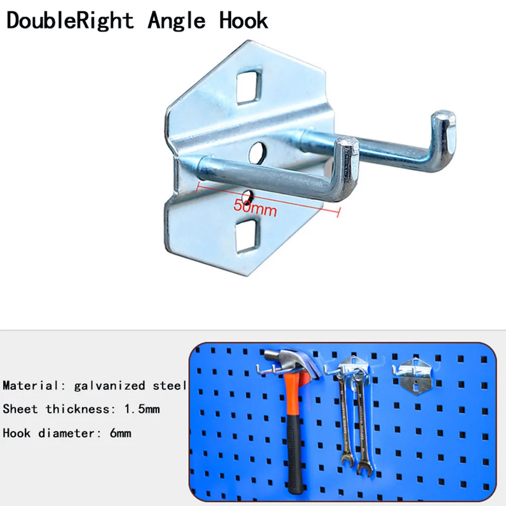 1pc Steel Wall-Mounted Hole Board Hook Hardware Tool Hanging Storage Rack Hook Fixed Strong Hanger Useful Organizer Hook
1pc Steel Wall-Mounted Hole Board Hook Hardware Tool Hanging Storage Rack Hook Fixed Strong Hanger Useful Organizer Hook