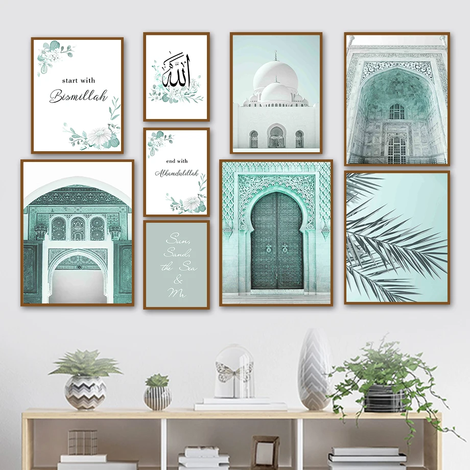 Morocco Mosque Islamic Palm Wreath Quotes Wall Art Canvas Painting Nordic Posters And Prints Wall Pictures For Living Room Decor
Morocco Mosque Islamic Palm Wreath Quotes Wall Art Canvas Painting Nordic Posters And Prints Wall Pictures For Living Room Decor