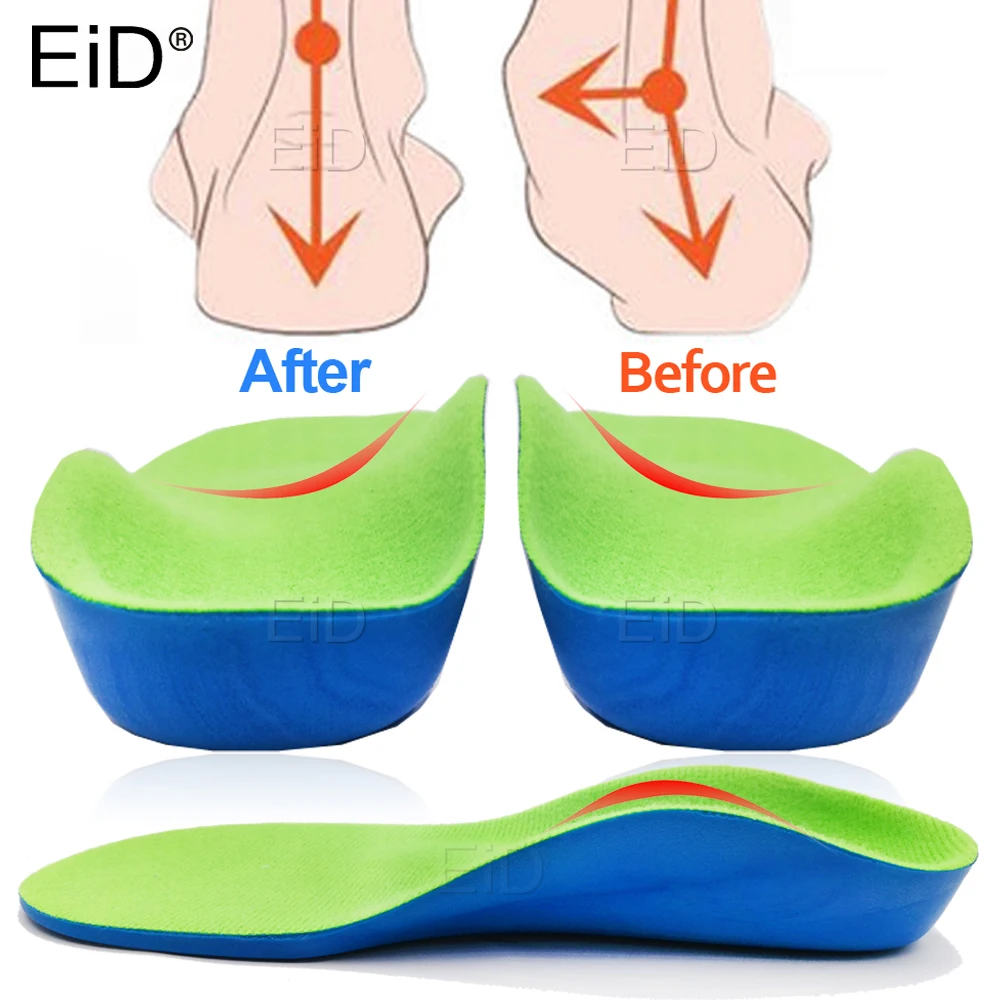 

EVA 3D Orthotic Insoles flat feet for kids and Children Arch Support insole for OX-Legs child orthopedic shoes Foot Care Insert