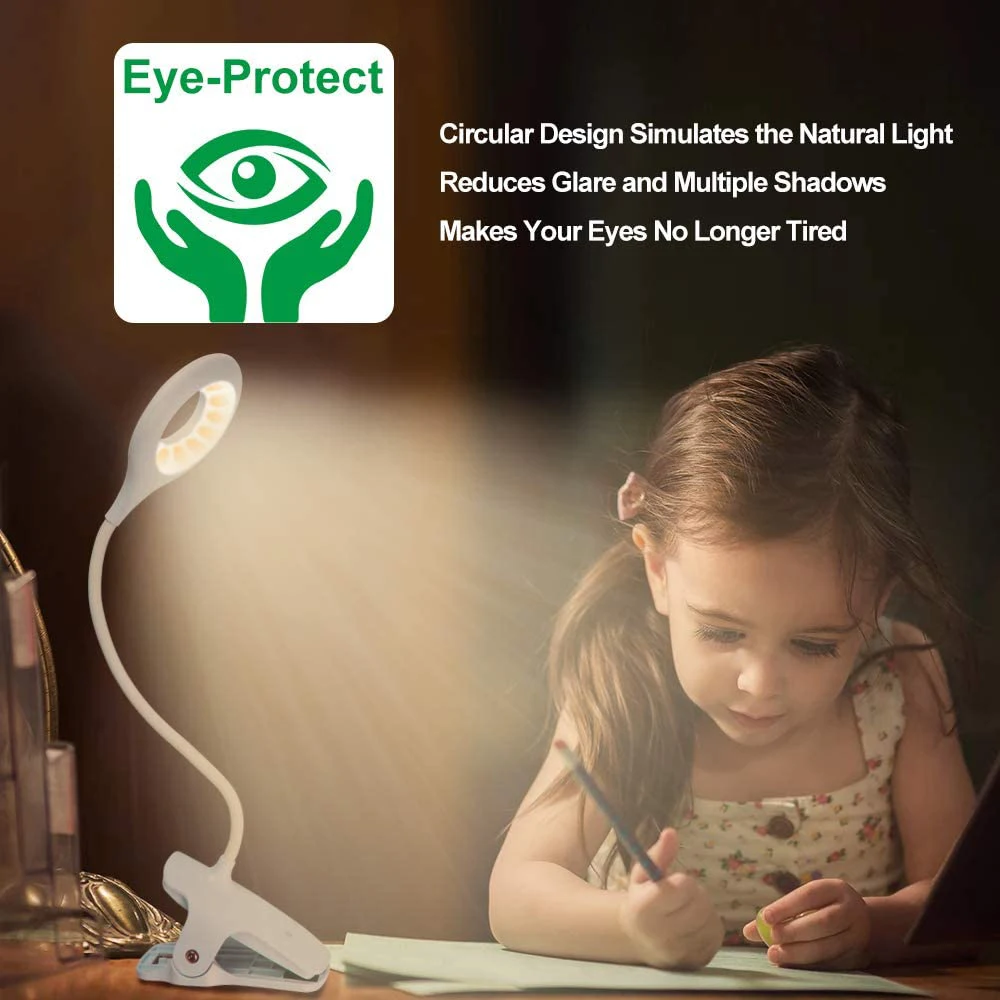 28LED Desk Lamp UBS Charging 360 Clip-on Table Lamp 9 Kinds of Settings, Eye Protection Reading Lamp, Home Bed and Computer Lamp 
28LED Desk Lamp UBS Charging 360 Clip-on Table Lamp 9 Kinds of Settings, Eye Protection Reading Lamp, Home Bed and Computer Lamp