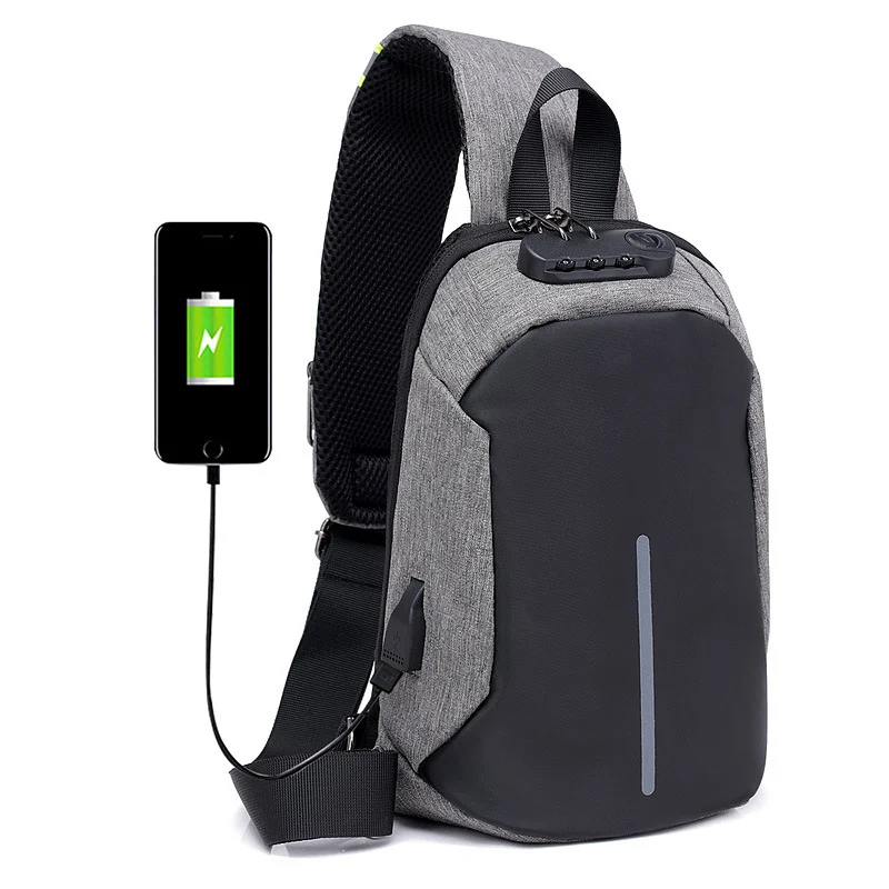 Multifunction Crossbody Bags Men USB Charging Chest Pack Short Trip Messengers Chest Bag Water Repellent Shoulder Bag Male
Multifunction Crossbody Bags Men USB Charging Chest Pack Short Trip Messengers Chest Bag Water Repellent Shoulder Bag Male