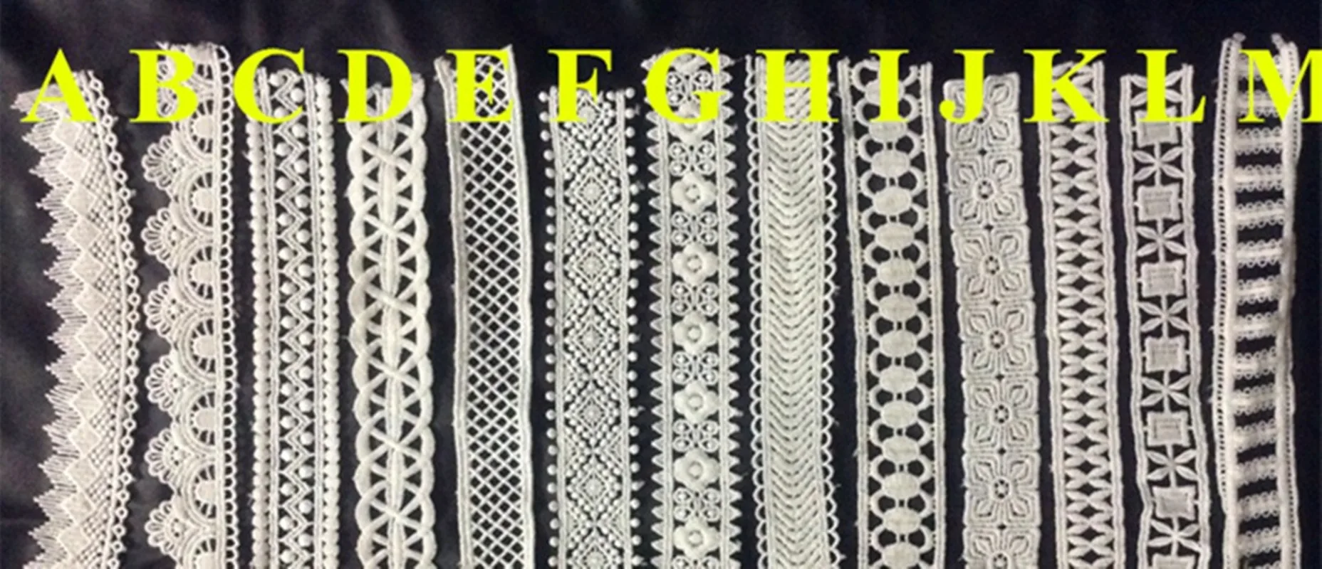 

2.3-3cm exquisite milk fibre polyester embroidery lace trim,WM180901F
