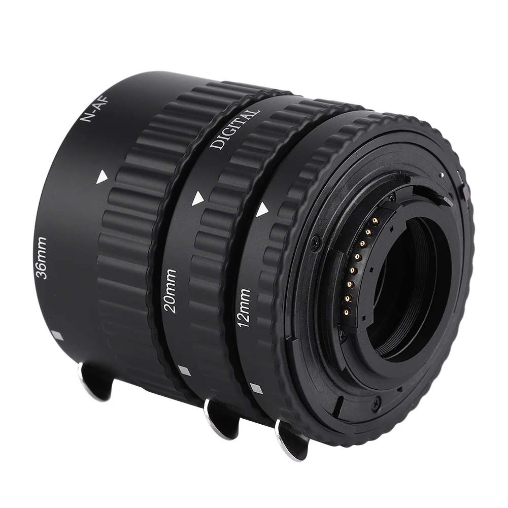 Mcoplus Auto Focusing Macro Extension Lens Tube 12mm+20mm+36mm for Nikon F Mount DSLR N-AF-BMacro Adapter Lens
Mcoplus Auto Focusing Macro Extension Lens Tube 12mm+20mm+36mm for Nikon F Mount DSLR N-AF-BMacro Adapter Lens