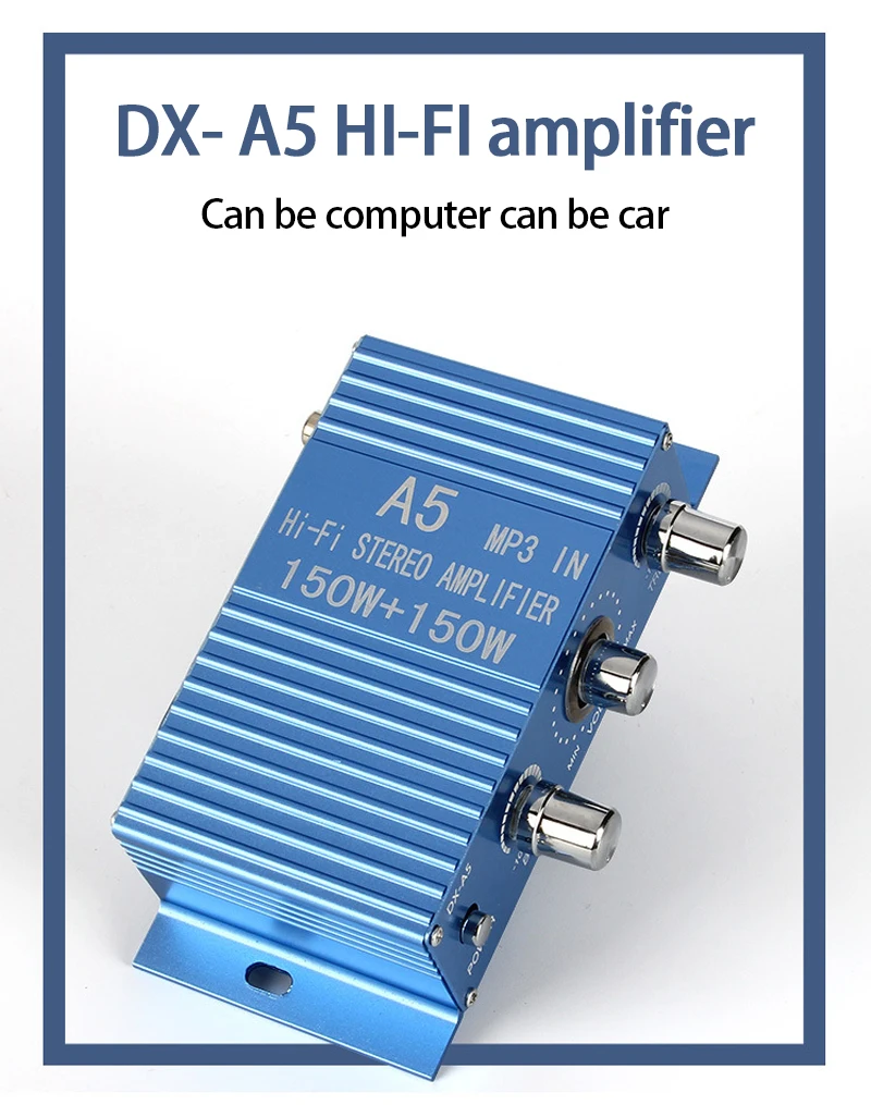 KYYSLB A5 30W*2 DC12-15V 4-8ohm Power Amplifier 2.0 Channel Car Computer Speaker DIY Amplifier Can Be Customized
KYYSLB A5 30W*2 DC12-15V 4-8ohm Power Amplifier 2.0 Channel Car Computer Speaker DIY Amplifier Can Be Customized