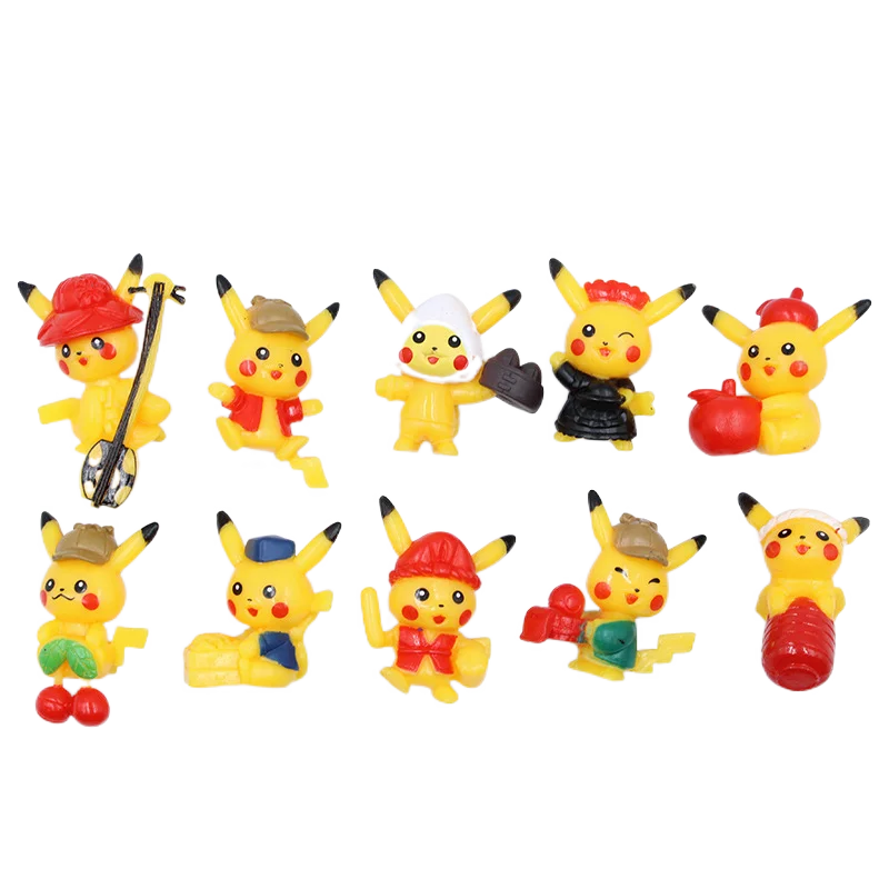 Японские игрушки Bandai 10 Покемон Карманный Монстр ручной работы кукла Пикачу детские игрушки микро Ландшафтные украшения фигурки из аниме
Японские игрушки Bandai 10 Покемон Карманный Монстр ручной работы кукла Пикачу детские игрушки микро Ландшафтные украшения фигурки из аниме