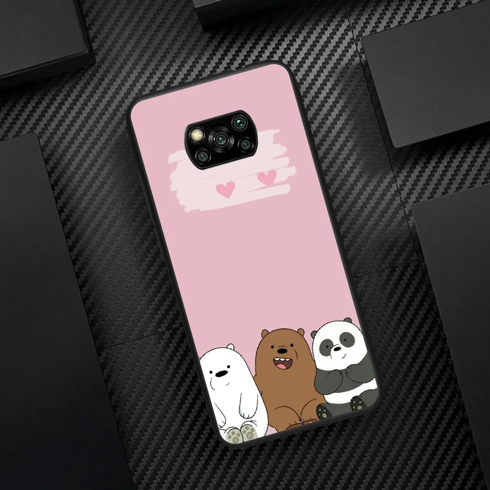 Cute Cartoon We Bare Ice Bear Phone Case Cover Hull For Xiaomi Mi A2 A3 8 9 SE 9T 10 10T Lite Pro Ultra Poco X3 black Prime 3D 
Cute Cartoon We Bare Ice Bear Phone Case Cover Hull For Xiaomi Mi A2 A3 8 9 SE 9T 10 10T Lite Pro Ultra Poco X3 black Prime 3D