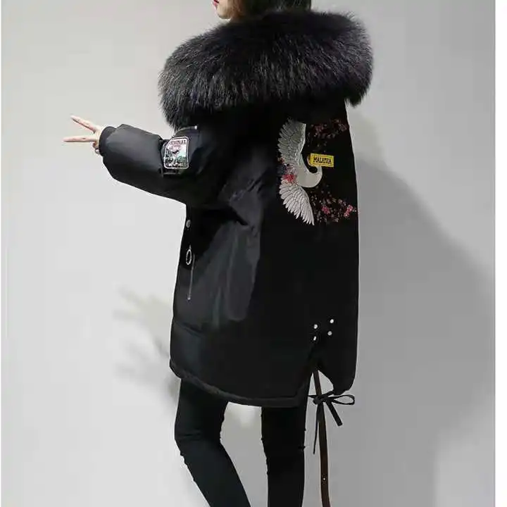 New anti-season cotton-padded clothes women's long section large fur collar down cotton-padded clothes large size
New anti-season cotton-padded clothes women's long section large fur collar down cotton-padded clothes large size