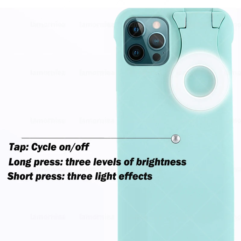 Led Selfie Ring Fill Light Cover For iPhone 12 Pro Max Ring Light Case For Apple iPhone 12 With Flash Light For Beauty Photos 
Led Selfie Ring Fill Light Cover For iPhone 12 Pro Max Ring Light Case For Apple iPhone 12 With Flash Light For Beauty Photos