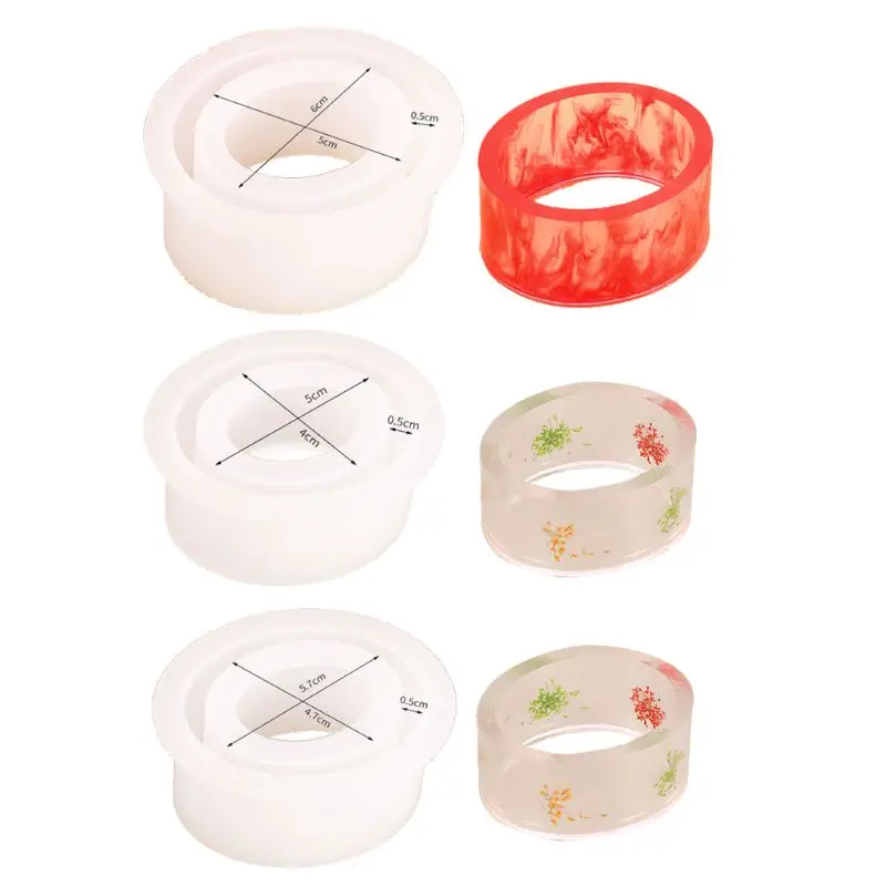 6 Sizes DIY Wide Acrylic Bracelet Silicone Molds Kit Open Cuff Bracelet Bangle Resin Casting Mould Jewelry Making Tools
6 Sizes DIY Wide Acrylic Bracelet Silicone Molds Kit Open Cuff Bracelet Bangle Resin Casting Mould Jewelry Making Tools