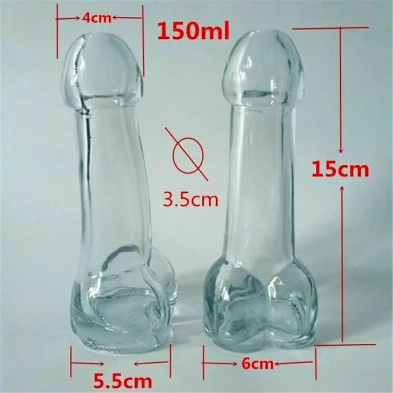 Creative design funny Penis Shot glass Cocktail Wine Glass For Parties night Bar KTV Night show shape cup | Дом и сад