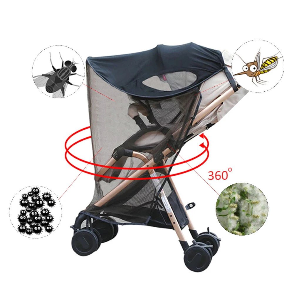 Baby Universal Anti-UV Insect Mosquito Repellent Baby Stroller Mosquito Net Baby Stroller Crip Netting Sunshade Canopy Cover
Baby Universal Anti-UV Insect Mosquito Repellent Baby Stroller Mosquito Net Baby Stroller Crip Netting Sunshade Canopy Cover