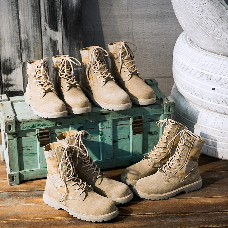 NPEZKGC Tactical Military Boots Mens Working Safety Shoes Army Combat Boots Men Shoes Desert man boots
NPEZKGC Tactical Military Boots Mens Working Safety Shoes Army Combat Boots Men Shoes Desert man boots