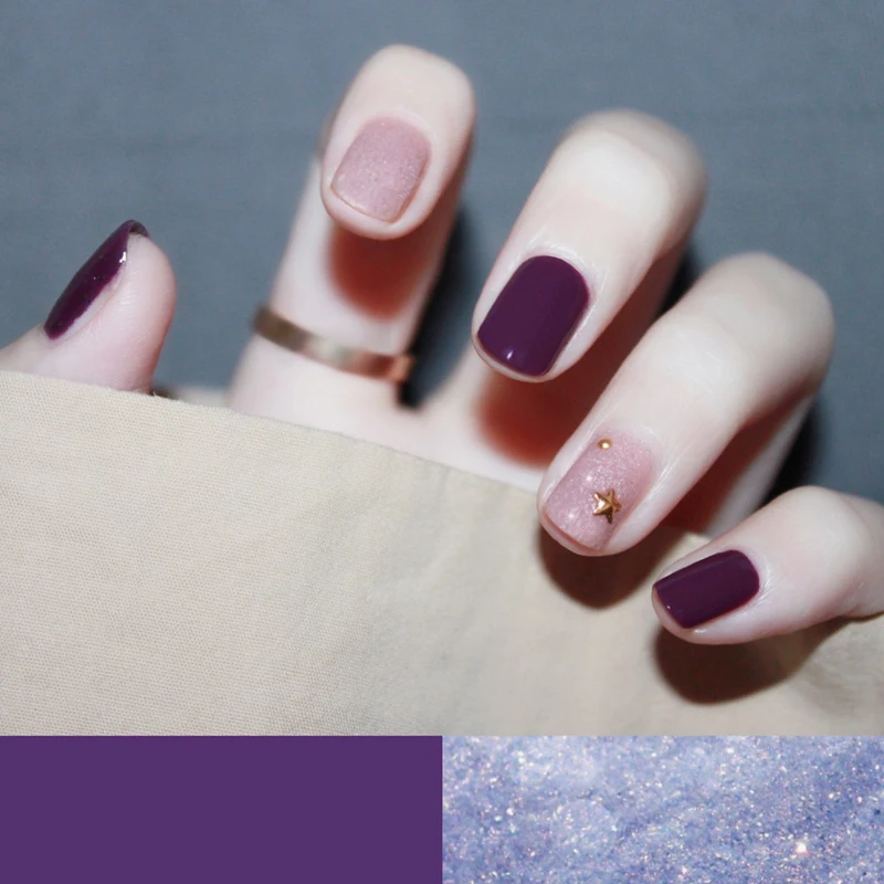 

Красивые Виноград фиолетовый хит чистый цвет 3d Поддельные ногти японская Невеста леди накладные ногти 24 шт короткий размер милые накладные...