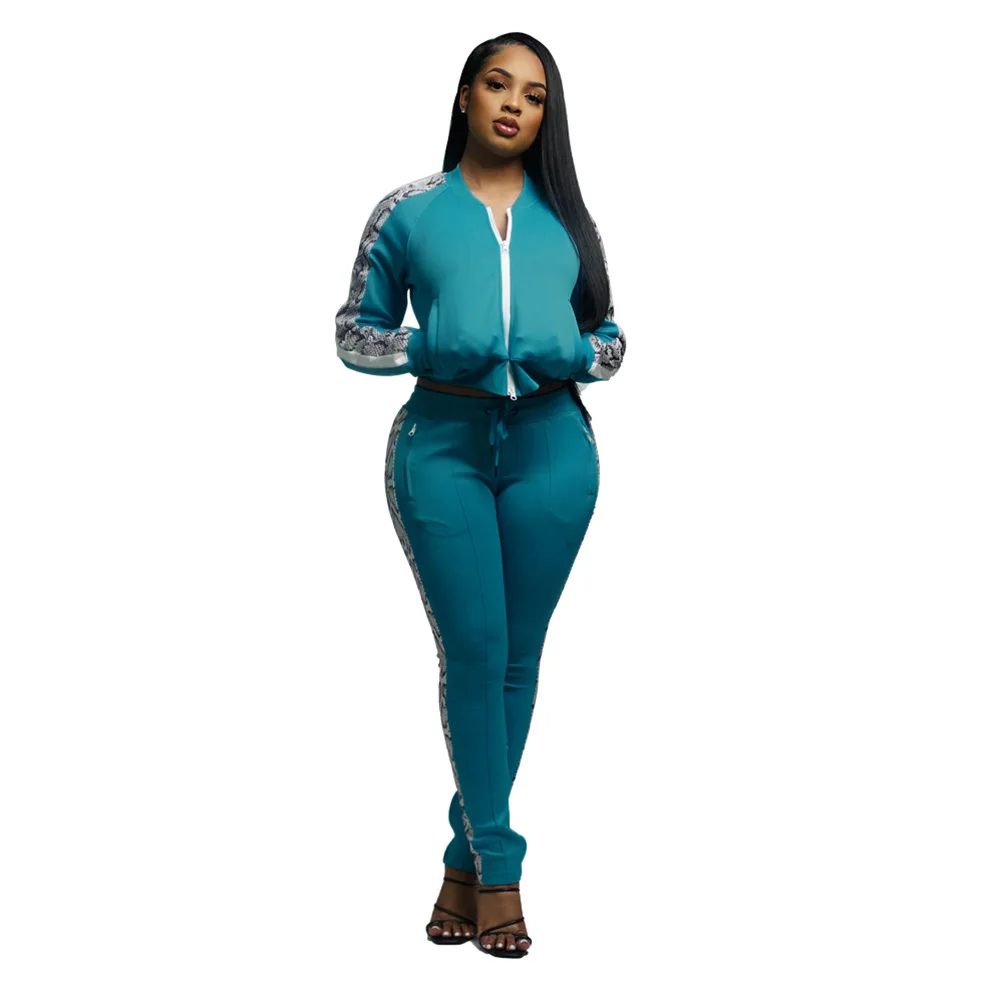 patchwork print zipper jacket+sweatpants sweat suits women matching sets Autumn winter tracksuit black jogging suits for women
patchwork print zipper jacket+sweatpants sweat suits women matching sets Autumn winter tracksuit black jogging suits for women