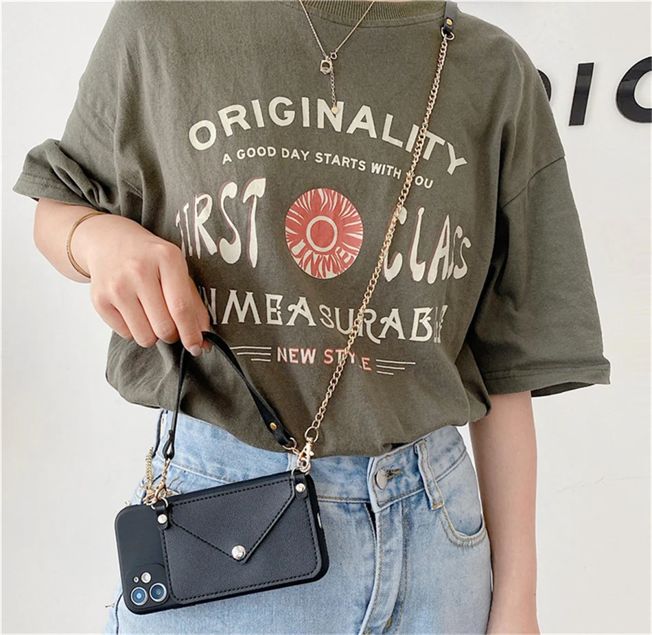 Wallets With Hanging Rope Phone Case For Samsung S21 S20 FE A52 A72 A51 A71 Note 20 10 Soft Card Strap Holder Back Cover
Wallets With Hanging Rope Phone Case For Samsung S21 S20 FE A52 A72 A51 A71 Note 20 10 Soft Card Strap Holder Back Cover