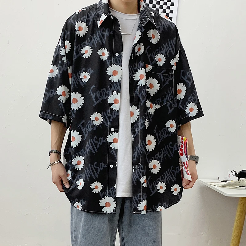 Plus Size Summer 2020 Short Sleeve Shirt Men Fashion Loose Men Floral Shirts Casual All Match Comfortable Mens Clothing 5XL 4XL
Plus Size Summer 2020 Short Sleeve Shirt Men Fashion Loose Men Floral Shirts Casual All Match Comfortable Mens Clothing 5XL 4XL