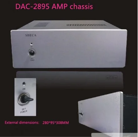 DAC-2895 Алюминий железные шасси/ЦАП Декодер/усилитель шасси/AMP чехол