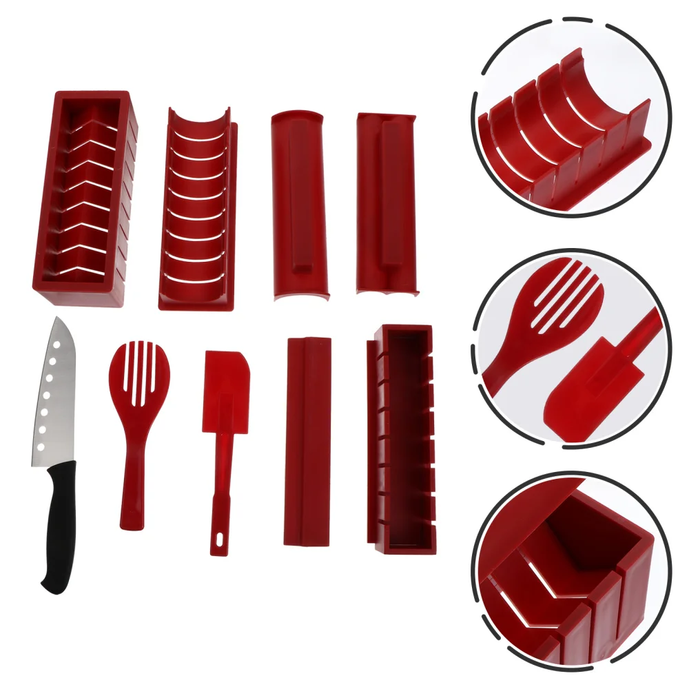 1 Set 11Pcs Household Sushi Making Tools Sushi Makers Sushi Making Kit 
1 Set 11Pcs Household Sushi Making Tools Sushi Makers Sushi Making Kit