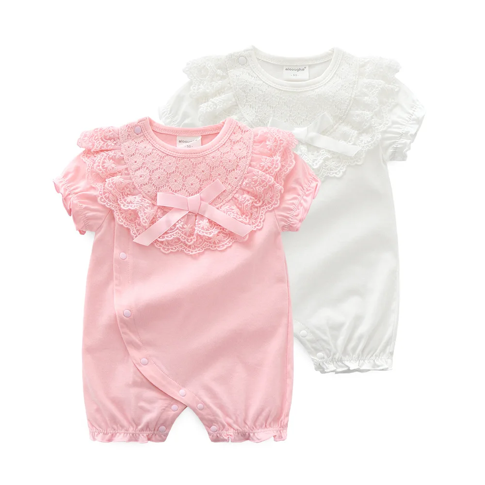 Summer Baby Clothes Jumpsuit Pure Cotton Short-climbing Baby One-piece Thin Short-sleeved Solid Color Romper Girls Clothing
Summer Baby Clothes Jumpsuit Pure Cotton Short-climbing Baby One-piece Thin Short-sleeved Solid Color Romper Girls Clothing