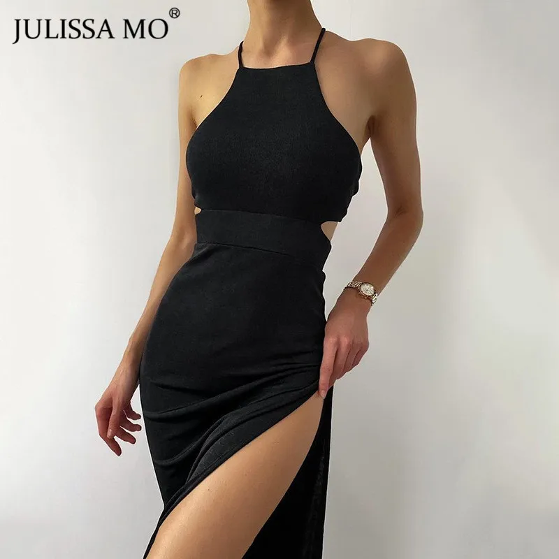 Julissa Mo Side Split Hollow Out Summer Dress 2021 Halter Bandage High Waist Women Dresses Black Sexy Beachwear Party Vestidos
Julissa Mo Side Split Hollow Out Summer Dress 2021 Halter Bandage High Waist Women Dresses Black Sexy Beachwear Party Vestidos