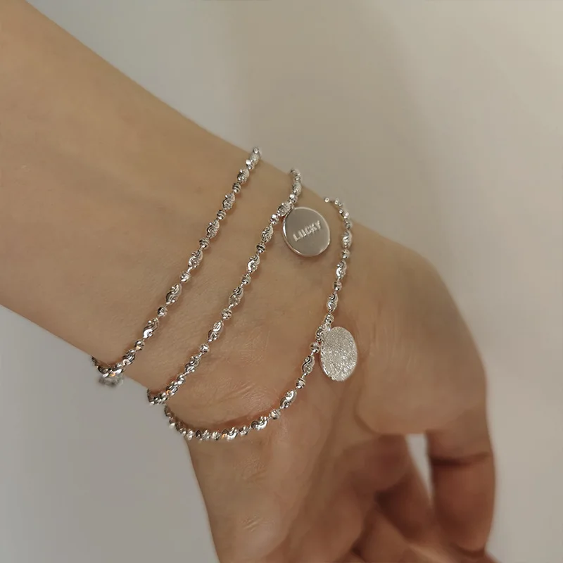 Classic Original Lucky Geometric Round Diamond Light Beaded All-Round Bracelet Fashion Wild Bracelet Female Glitter Chain
Classic Original Lucky Geometric Round Diamond Light Beaded All-Round Bracelet Fashion Wild Bracelet Female Glitter Chain