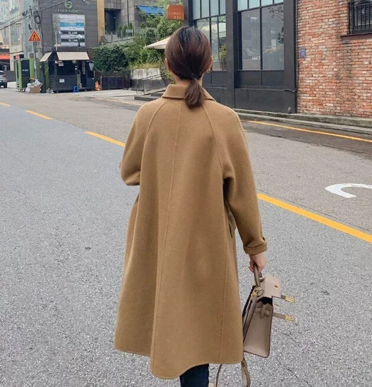 2020 Korean-Style Wide Double-Sided Cashmere Coat Casual Warm Woolen Coat Factory Wholesale Foreign Style Woolen Overcoat
2020 Korean-Style Wide Double-Sided Cashmere Coat Casual Warm Woolen Coat Factory Wholesale Foreign Style Woolen Overcoat