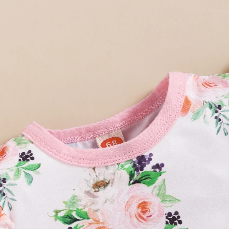 Newborn Baby Girl Clothes Summer Baby Romper Short-sleeved Floral Print Romper Infant Jumpsuits Baby Girl Clothing
Newborn Baby Girl Clothes Summer Baby Romper Short-sleeved Floral Print Romper Infant Jumpsuits Baby Girl Clothing