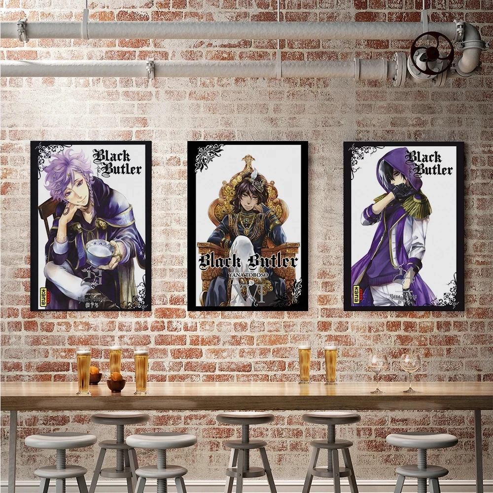 Anime Black Butler Poster Canvas Japan Kuroshitsuji Comics Printed Decoration Painting Home Wall Living Study Room Child Room
Anime Black Butler Poster Canvas Japan Kuroshitsuji Comics Printed Decoration Painting Home Wall Living Study Room Child Room
