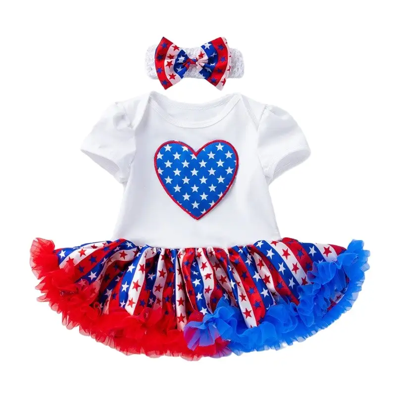 Toddler Baby Girls Summer Outfit Stars and Stripes Dress Independent's Day Suits 4th of July Clothes
Toddler Baby Girls Summer Outfit Stars and Stripes Dress Independent's Day Suits 4th of July Clothes