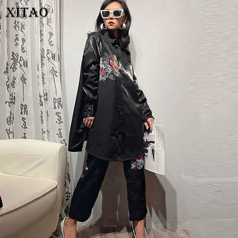 Женский комплект из двух предметов XITAO, Модный цветочный топ с длинными рукавами и вышивкой, с разрезом на груди, штаны с эластичной резинкой...
Женский комплект из двух предметов XITAO, Модный цветочный топ с длинными рукавами и вышивкой, с разрезом на груди, штаны с эластичной резинкой...