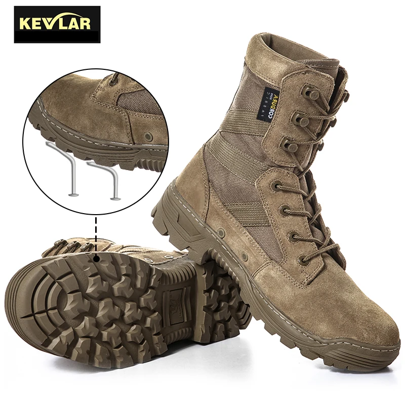 1000D Cordura Nylon Waterproof Trekking Hiking Shoes Men Military Tactical Combat Boots Layer Split-grain Leather Airsoft Gear
1000D Cordura Nylon Waterproof Trekking Hiking Shoes Men Military Tactical Combat Boots Layer Split-grain Leather Airsoft Gear