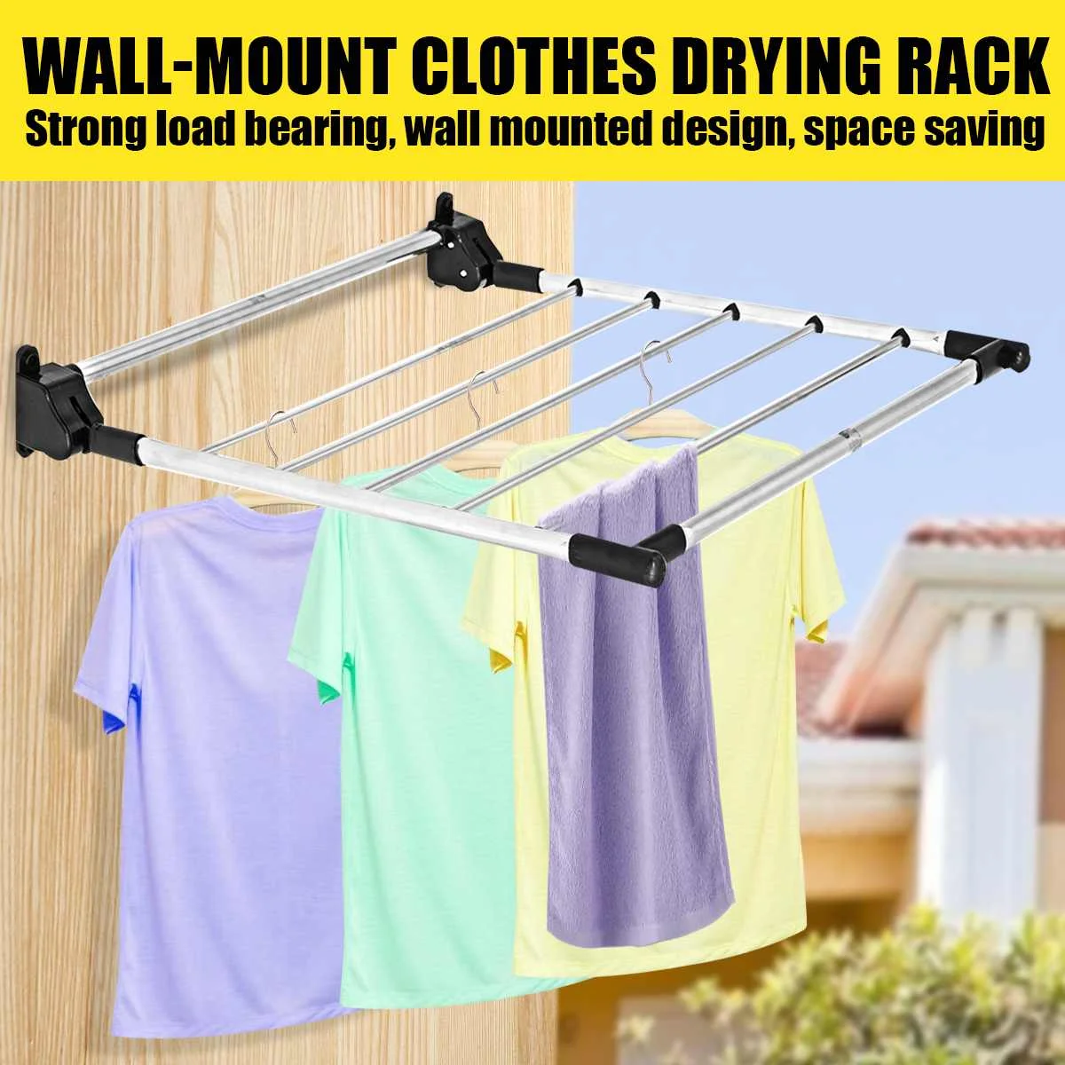 Hanger Drying-Rack Balcony Clothes Hanger Wall Punch Mounted Multifunction Retractable Hanger Towel-Rack Drying-Rack
Hanger Drying-Rack Balcony Clothes Hanger Wall Punch Mounted Multifunction Retractable Hanger Towel-Rack Drying-Rack