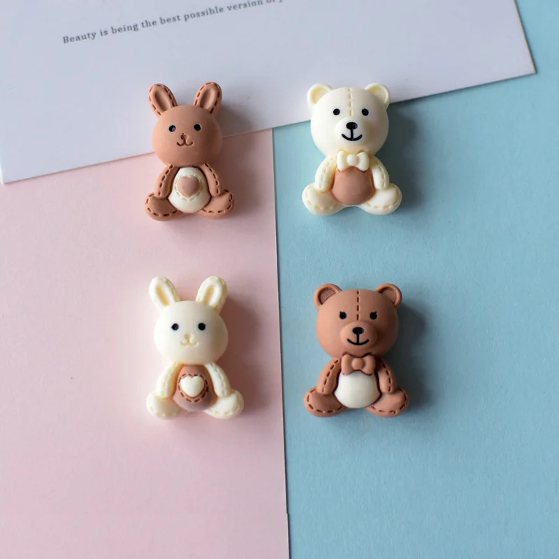 20Pcs/lot Kawaii Resin Bear Rabbit Flat back Resin Cabochon Scrapbooking Hair Bows Center Accessories DIY Phone Decoration Craft
20Pcs/lot Kawaii Resin Bear Rabbit Flat back Resin Cabochon Scrapbooking Hair Bows Center Accessories DIY Phone Decoration Craft