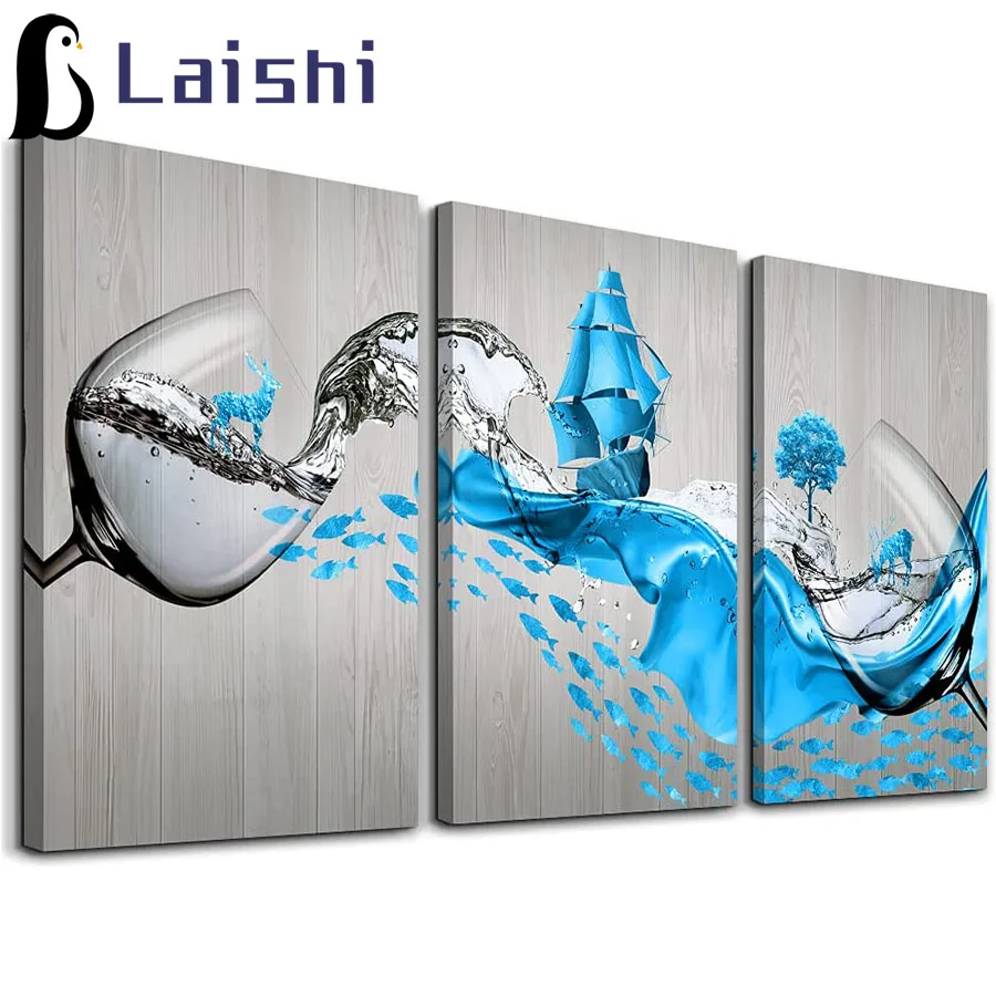 3pcs creative arts, sailing round diamond painting kit cross stitch mosaic diamond embroidery home decoration new year gift
3pcs creative arts, sailing round diamond painting kit cross stitch mosaic diamond embroidery home decoration new year gift