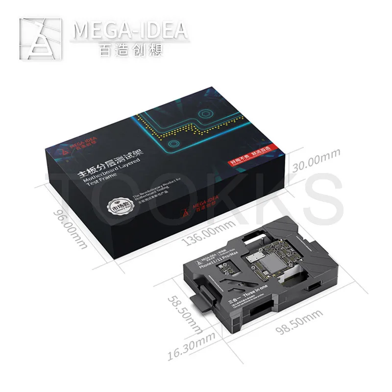 Qianli MEGA-IEDA iSocket материнская плата тестовое приспособление для iPhone11/11pro/11ProMax логическая плата функция Быстрый тестовый держатель
Qianli MEGA-IEDA iSocket материнская плата тестовое приспособление для iPhone11/11pro/11ProMax логическая плата функция Быстрый тестовый держатель
