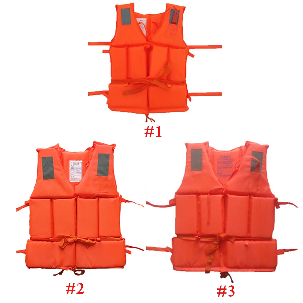 

Kids Adult Professional Life Vest With Survival Whistle Water Sports Foam Life Jacket Drifting Swim Float Upstream Surfing Vest