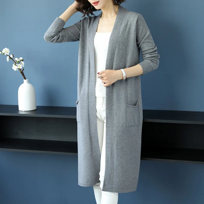 Women Autumn New Fashion Knitted Long Sweater Female Casual Elegant Brand Cardigan Solid Color Coat Ladies Brand Outerwear ML601
Women Autumn New Fashion Knitted Long Sweater Female Casual Elegant Brand Cardigan Solid Color Coat Ladies Brand Outerwear ML601