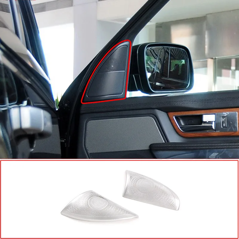 For Land Rover Range Rover Sport 2010-2013 Stainless Steel Car Door Tweeter Audio Speaker Cover Decorate Sticker Car Accessories
For Land Rover Range Rover Sport 2010-2013 Stainless Steel Car Door Tweeter Audio Speaker Cover Decorate Sticker Car Accessories