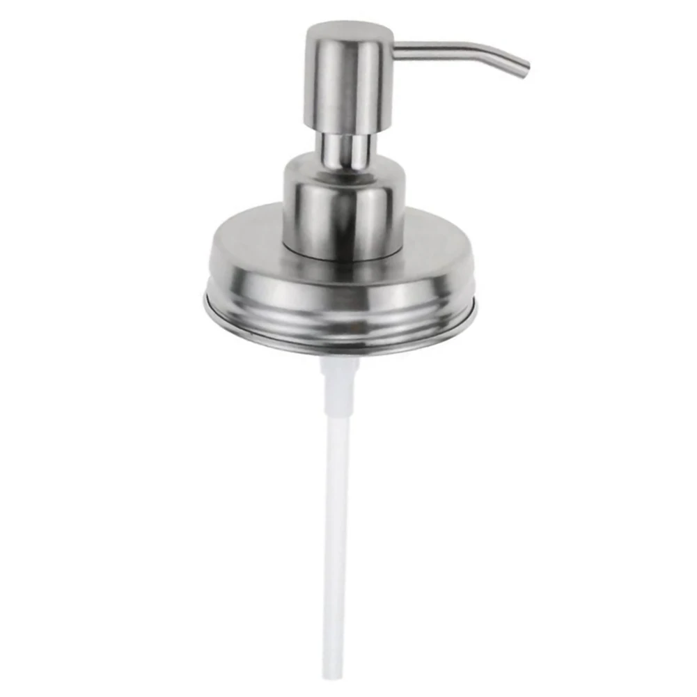 7x7x12cm Silver Stainless Steel Soap Lotion Dispenser Lids Pump Tube with A Long-Lasting Performance For Mason Jar Cover
7x7x12cm Silver Stainless Steel Soap Lotion Dispenser Lids Pump Tube with A Long-Lasting Performance For Mason Jar Cover
