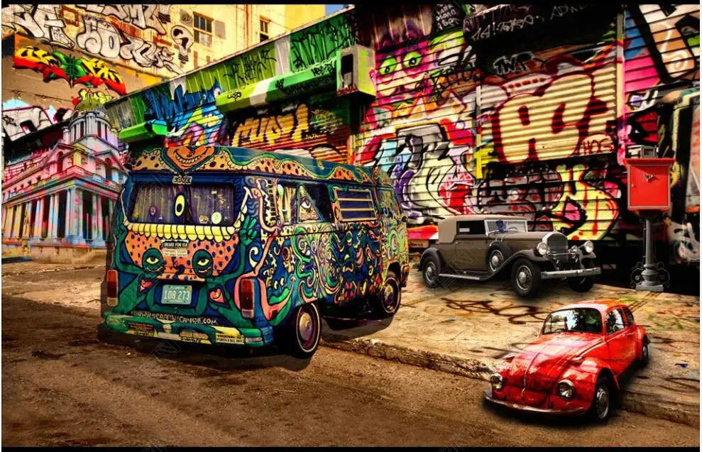 3d wallpaper on the wall custom mural Wall stickers Hip-hop style graffiti bus room Wallpaper for walls in rolls home decor
3d wallpaper on the wall custom mural Wall stickers Hip-hop style graffiti bus room Wallpaper for walls in rolls home decor