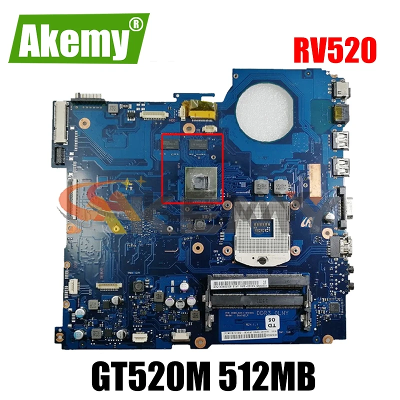 AKEMY для Samsung RV520 NP-RV520 Материнская плата ноутбука BA92-08187A BA92-08187B BA41-01610A GT520M 512MB GPU HM65
AKEMY для Samsung RV520 NP-RV520 Материнская плата ноутбука BA92-08187A BA92-08187B BA41-01610A GT520M 512MB GPU HM65