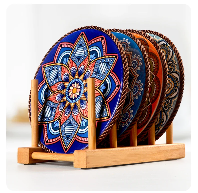Ceramic Heat Proof Mat Scald Preventing Met Japanese Style Plate Cup Coasters Creative Tableware Mat Decorative Pad
Ceramic Heat Proof Mat Scald Preventing Met Japanese Style Plate Cup Coasters Creative Tableware Mat Decorative Pad