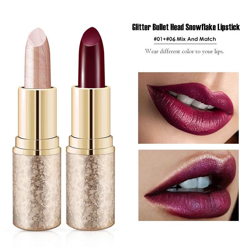 2Pcs Glitter Lipstick Set Waterproof Long-lasting Diamond Glitter Lipsticks Makeup No-Fading Metallic Luster Pearl Lip Stick Set
2Pcs Glitter Lipstick Set Waterproof Long-lasting Diamond Glitter Lipsticks Makeup No-Fading Metallic Luster Pearl Lip Stick Set