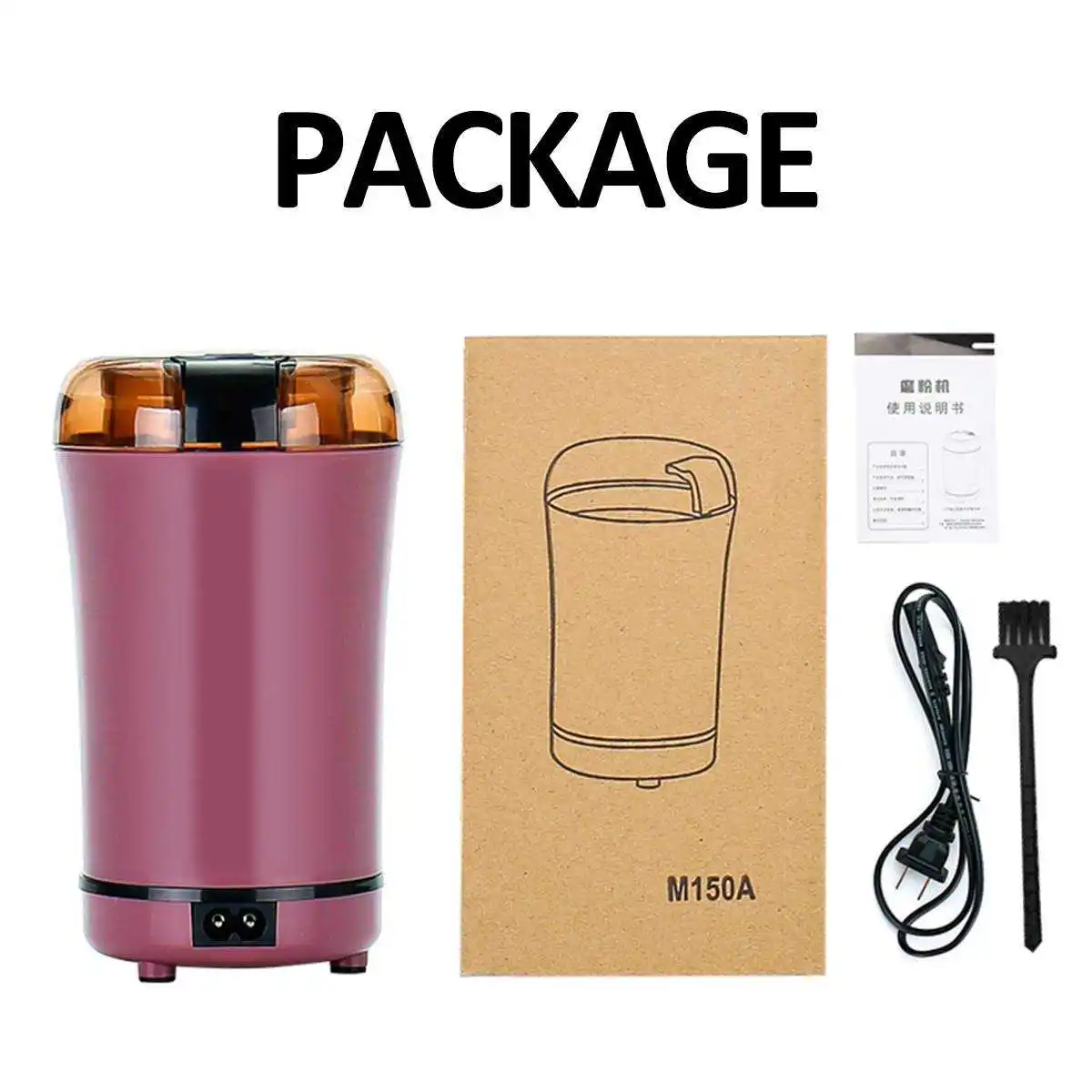 800W Mini Kitchen Salt Pepper Grinder Electric Coffee Grinder Powerful Beans Spices Nut Seed Coffee Bean Grind Mill Herbs Nuts
800W Mini Kitchen Salt Pepper Grinder Electric Coffee Grinder Powerful Beans Spices Nut Seed Coffee Bean Grind Mill Herbs Nuts