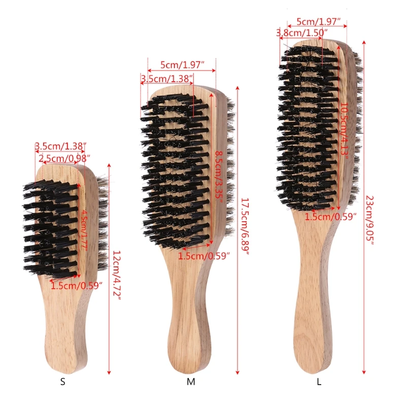 Q1QD Men Double-Side Antistatic Hair Brush Wooden Handle Massage Facial Beard Styling
Q1QD Men Double-Side Antistatic Hair Brush Wooden Handle Massage Facial Beard Styling