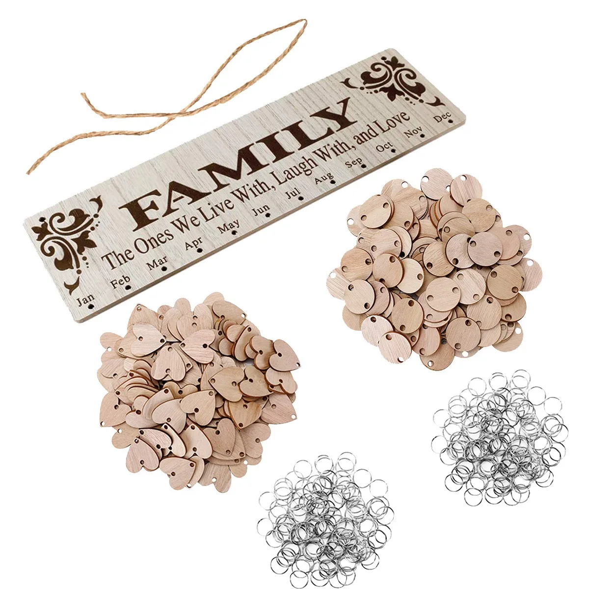 PPYY-подарок на день рождения, Семейный календарь на день рождения, подвесная доска «сделай сам», деревянная доска с календарем, напоминание, ...
PPYY-подарок на день рождения, Семейный календарь на день рождения, подвесная доска «сделай сам», деревянная доска с календарем, напоминание, ...