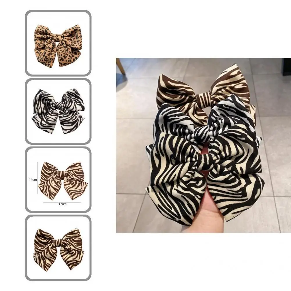 Fashion Hair Barrettes Fine Workmanship Easy to Use Charming Leopard Bow Hair Clip Girl Hair Clips Bow Tie Hair Pins
Fashion Hair Barrettes Fine Workmanship Easy to Use Charming Leopard Bow Hair Clip Girl Hair Clips Bow Tie Hair Pins