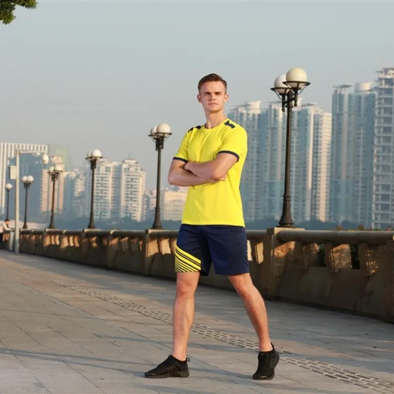 HOWE AO Sports T-Shirt Men's Suits Short Sleeve T-Shirt 2Pcs/Set Shirts Running Tops+Men Casual Shorts Suit
HOWE AO Sports T-Shirt Men's Suits Short Sleeve T-Shirt 2Pcs/Set Shirts Running Tops+Men Casual Shorts Suit